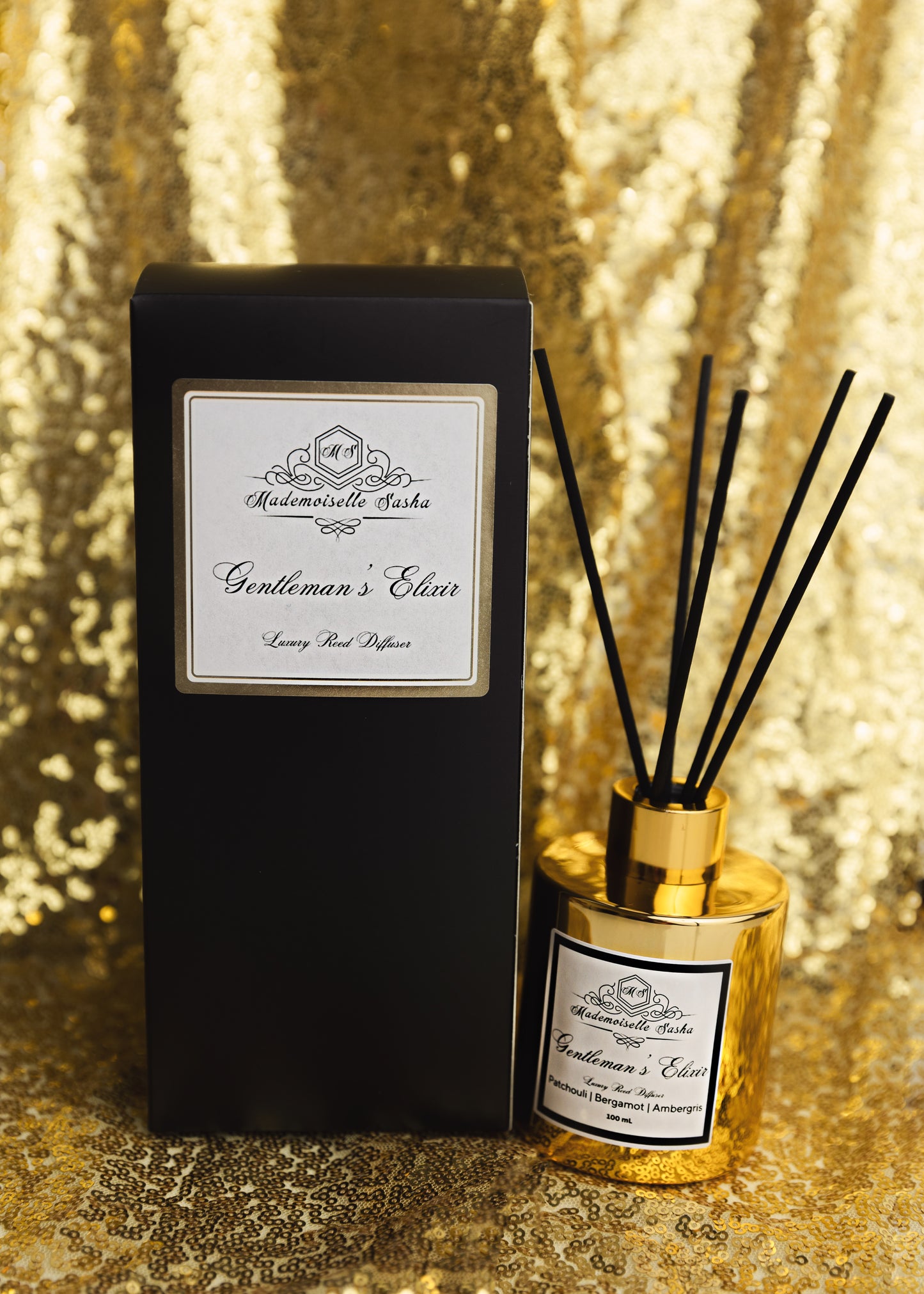 Mademoiselle Sasha - Gentleman’s Elixir Luxury Reed Diffuser