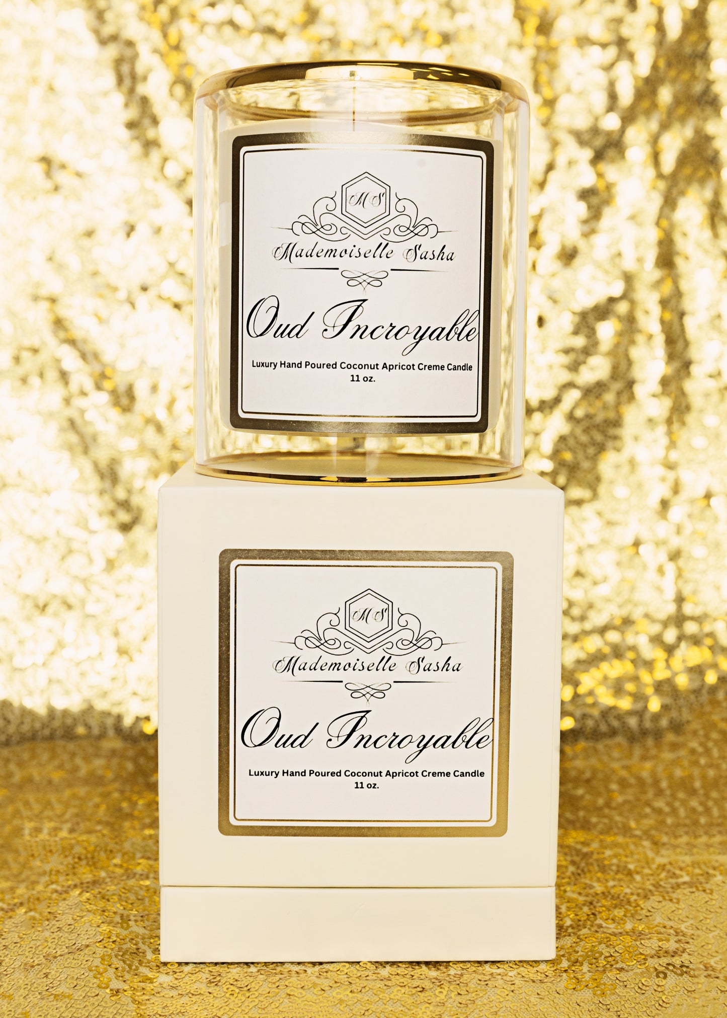 Mademoiselle Sasha - Oud Incroyable Luxury Candle