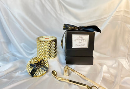 Mademoiselle Sasha - Lady Gold Hand Poured Luxury Candle